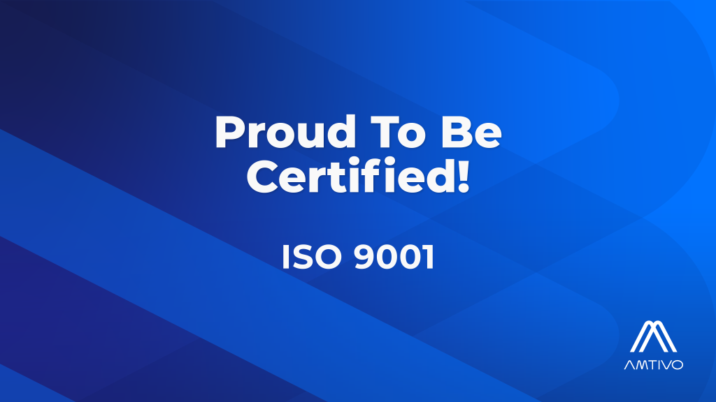 Proud To Be ISO 9001 Certified!